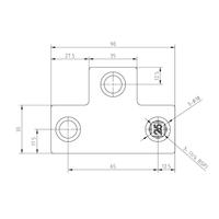 Doos Lang T-stuk - vierkant - 25mm (50 stuks)